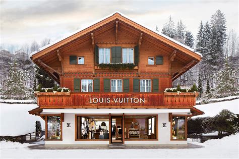 New Louis Vuitton Boutique in Gstaad .